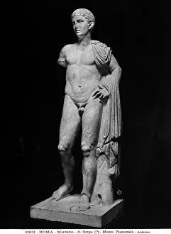 Greco Roman Mythology Figures Prints: Statue of Mercury attributed to Scopas