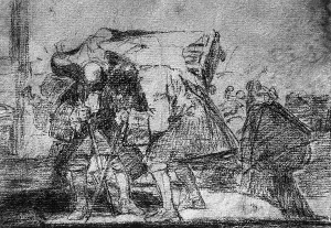 Francisco Goya Artwork Prints: Strange devotion!. Drawing by Goya, in the Prado Museum in Madrid