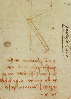 European Renaissance Periods Prints: Study on physics, writings from the Codex Forster II
