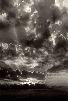 Sunset over the sea
