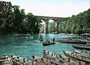 River Course Scenery Prints: The viaduct of Gorlitz