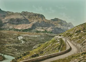 Mountainous Road Scenery Prints: View of Arco