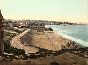 Old Town Architecture In France Prints: View of Biarritz