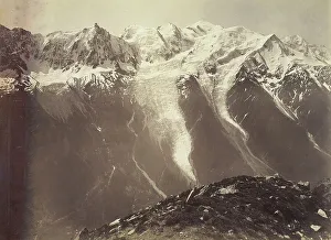 Mountainous Landscape With Snow Prints: View of Brnent