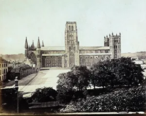 View of a side of the Cathedral of Durham