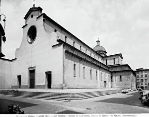 Images Dated 12th February 2009: View of the Church of Santo Spirito in Florence