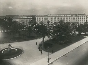 City Landscape Photography Prints: View of the gardens of Nice
