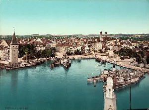 Waterfront Housing Structure Prints: View of Lindau