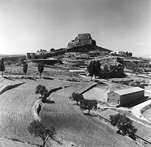 Rural Farming Landscape Prints: View of Morella