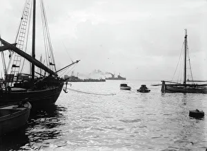 View of the port of Trieste
