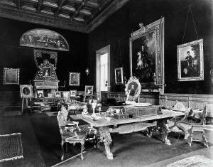Villa Demidoff: the study