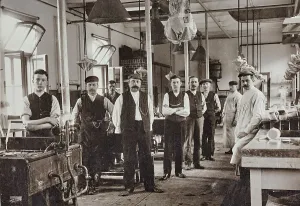 Workers in a lab