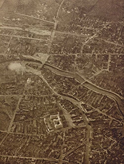 Serbia Collection: World War I: aerial view of Kragujevac