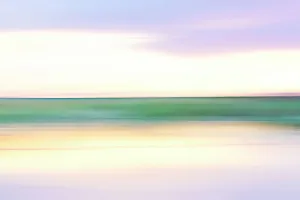 Peaceful Nature Escape Prints: Abstract of the ocean