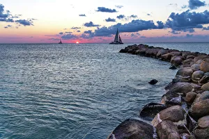 Aruba Juanita Beach Sunset Print