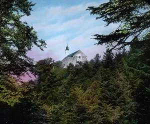 Bodensee Print: Hohenbregenz Castle