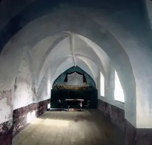 Print of Danzig's historic monastery hall