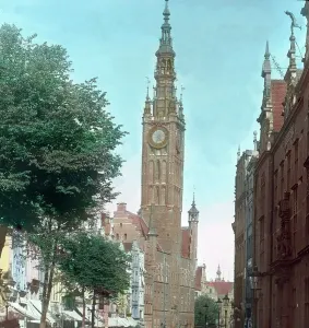 Danzig Gegenüber dem Stockturm Print