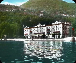 Print of Villa d'Este on Lake Como, Italy