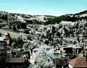 Thuringen Thüringen Ruhla Print, Black and White Photograph