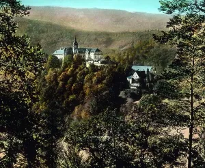 Carl Simon Prints: Thuringen Thüringen Schloß Schwarzburg Print