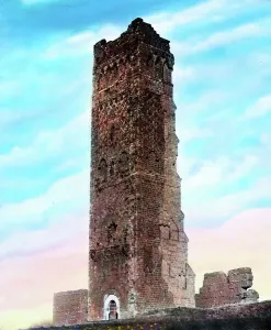 Tlemcen Print: A 1920s Photograph of a Medieval Watchtower