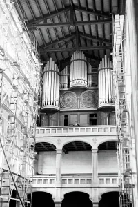 Frankfurt/Oder Church Reconstruction Print 1949