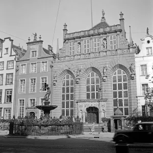 Danzig Der Artushof Print, 1930s Stock Exchange Building