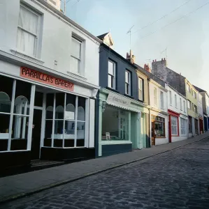 Alderney Street Scene Print, circa 1985