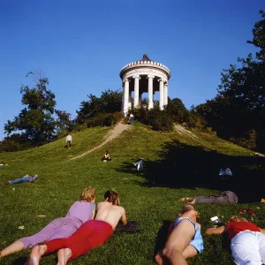 München Monopteros Print, circa 1985