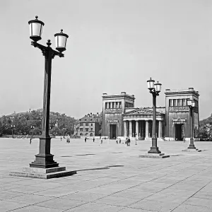 Print of Doric Propylaea at Königsplatz in Munich, 1930s