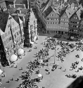 Stuttgart City Hall Print, 1930s