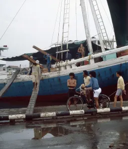 Java Harbour Print, Jakarta Scene 1980s