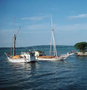 Java / Indonesien Ein Segelausflug bei Java Print