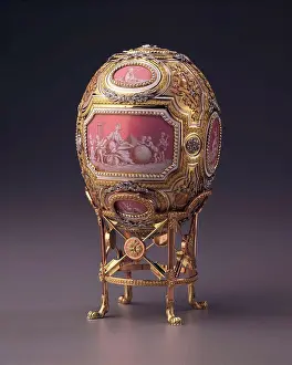 Russian Art Nouveau Prints: Catherine the Great Easter Egg by Wigstrom