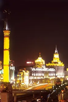 Chinese Prints: Shanghai Whampoa River Print