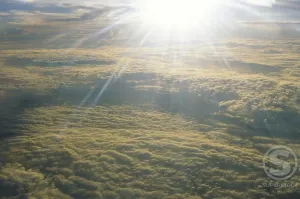 Lens Flare Photography Prints: Clouds in the sky