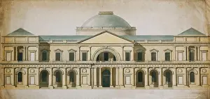 British Architecture Design Prints: Competition Design for the Royal Exchange