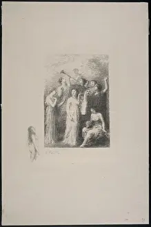 French Impressionist Prints: Frontispice. L'Aveugle, Goddesses