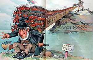 British Empire Expansion History Prints: Too Much for Him! 1900