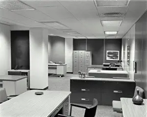 High Angle Office View Prints: Interior of an office