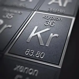 Prints of Krypton (Chemical Element) August Prints: Krypton Element Print from SuperStock