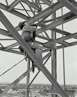 Construction Worker Print, New Orleans