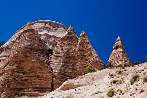 Hoodoo Rock Formations Prints: Low angle view of rock formations