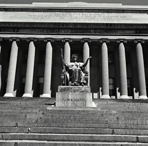 2007 Prints: Low Angle View of Alma Mater Print