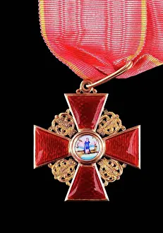 Prints of Order of St. Anne, Second Class by Orders, decorations and medals Private Collection 1880s Gold, enamel Russia History, Objects Numismatics, Glyptics and Medals November Prints: Order of St. Anne, Second Class Print (Gold and Enamel)
