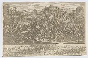 Military History Artwork Prints: Presentation of the sharp and bloody bataille