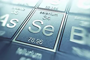 Chemical Element Illustration Prints: Selenium (Chemical Element)