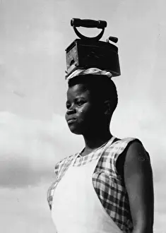 Belgian Congo History Prints: No She's not practicing deportment