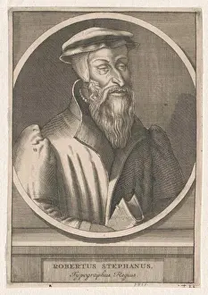 Protestant Reformation Figure Prints: Stephanus, Robert